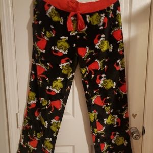 DR. SEUSS THE GRINCH CHRISTMAS PAJAMA PANTS LRG